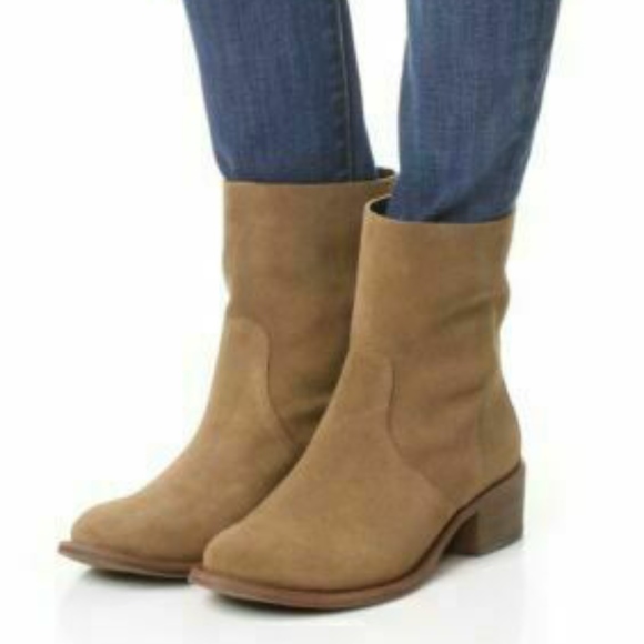 tory burch suede bootie